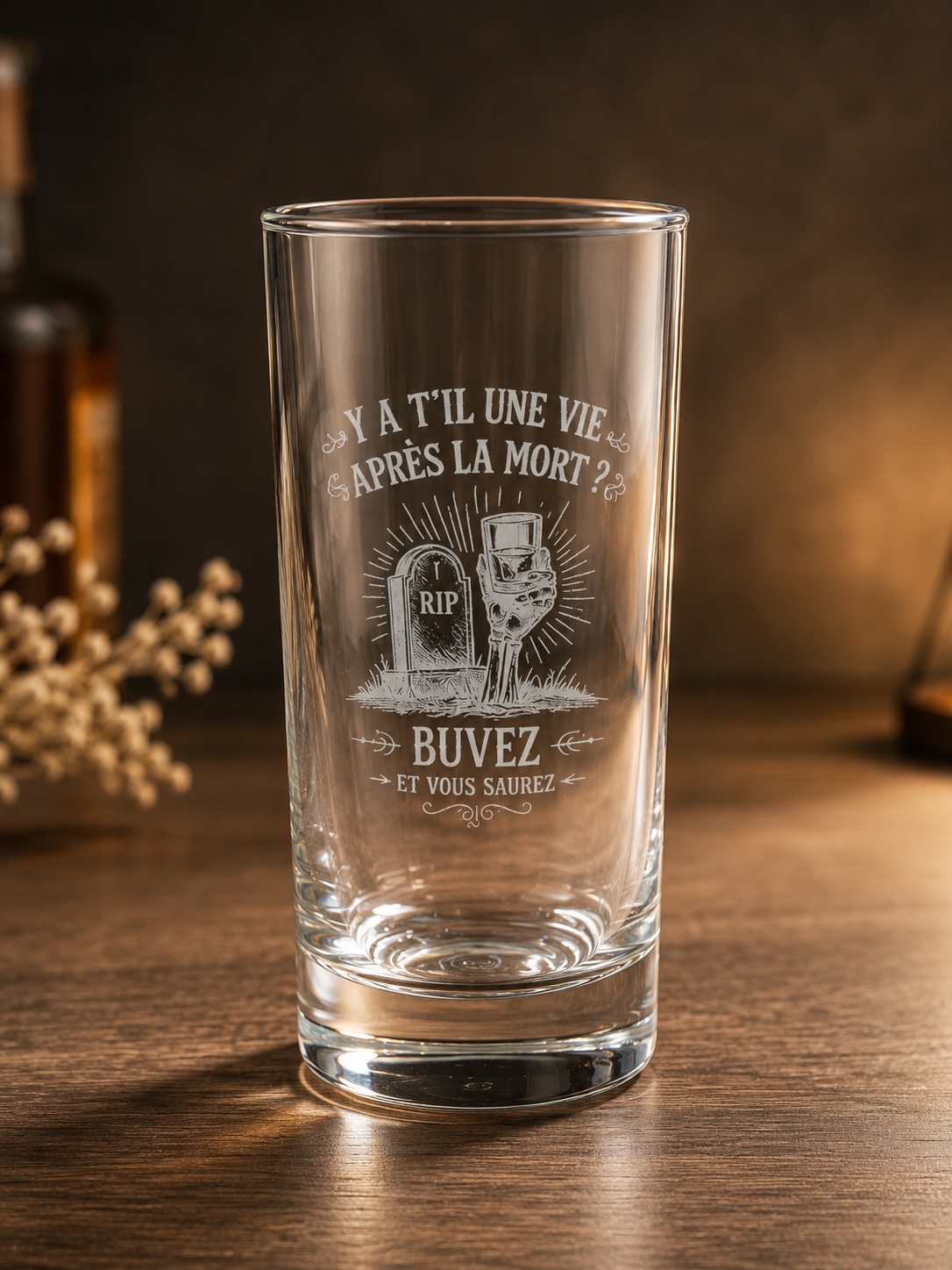 Verre à whisky " L'ultime réponse " – Image 2