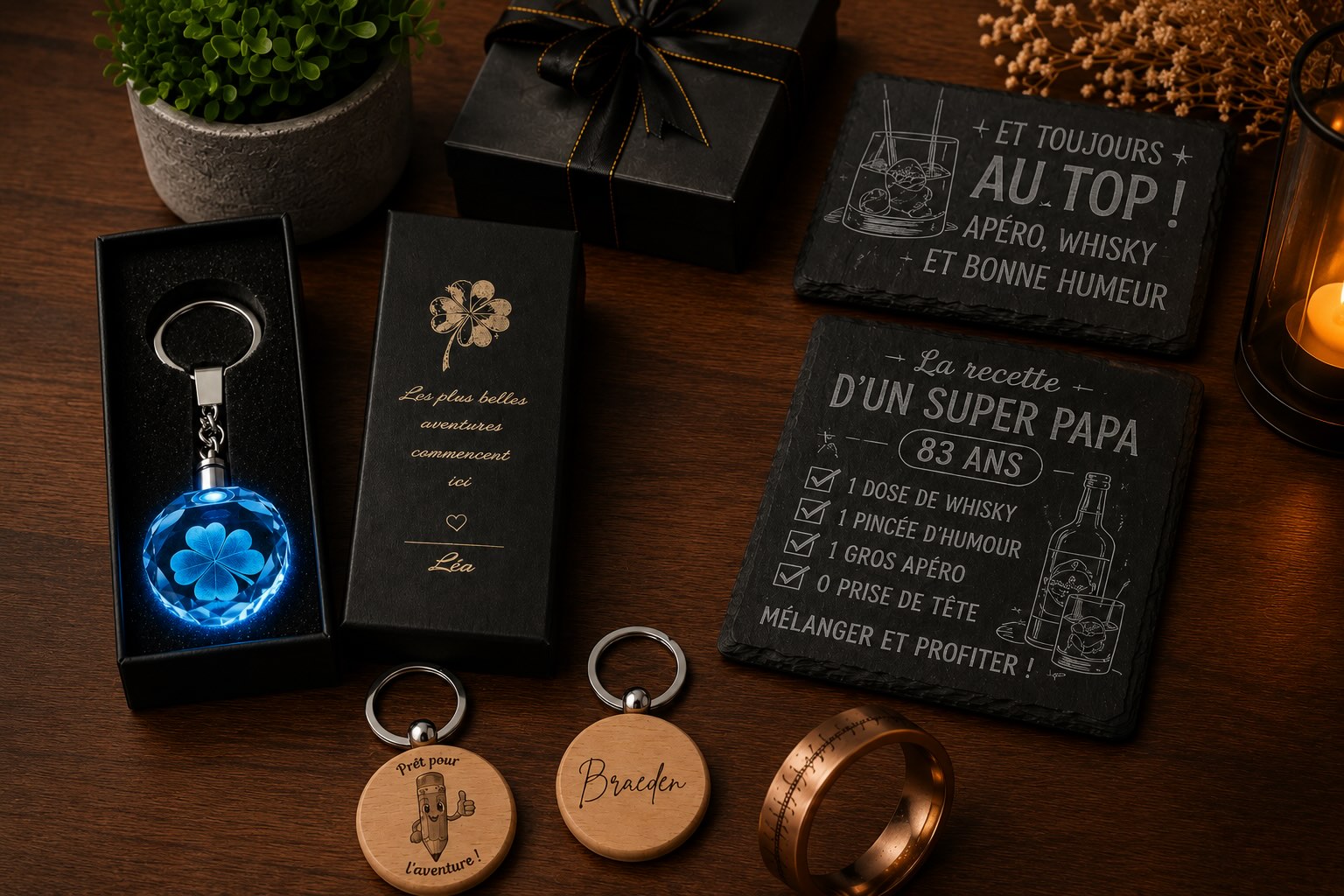 Idées cadeaux personnalisées Infinity Engraving